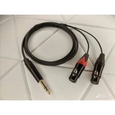 086-MVY-P26  Jack 6,3 стерео  <=> 2 XLR гнездо  Mr.Cable Vulcan P26